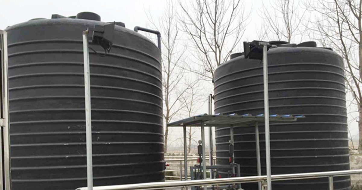 林輝10噸藥劑儲存罐應用案例 林輝10噸藥劑儲存罐應用案例