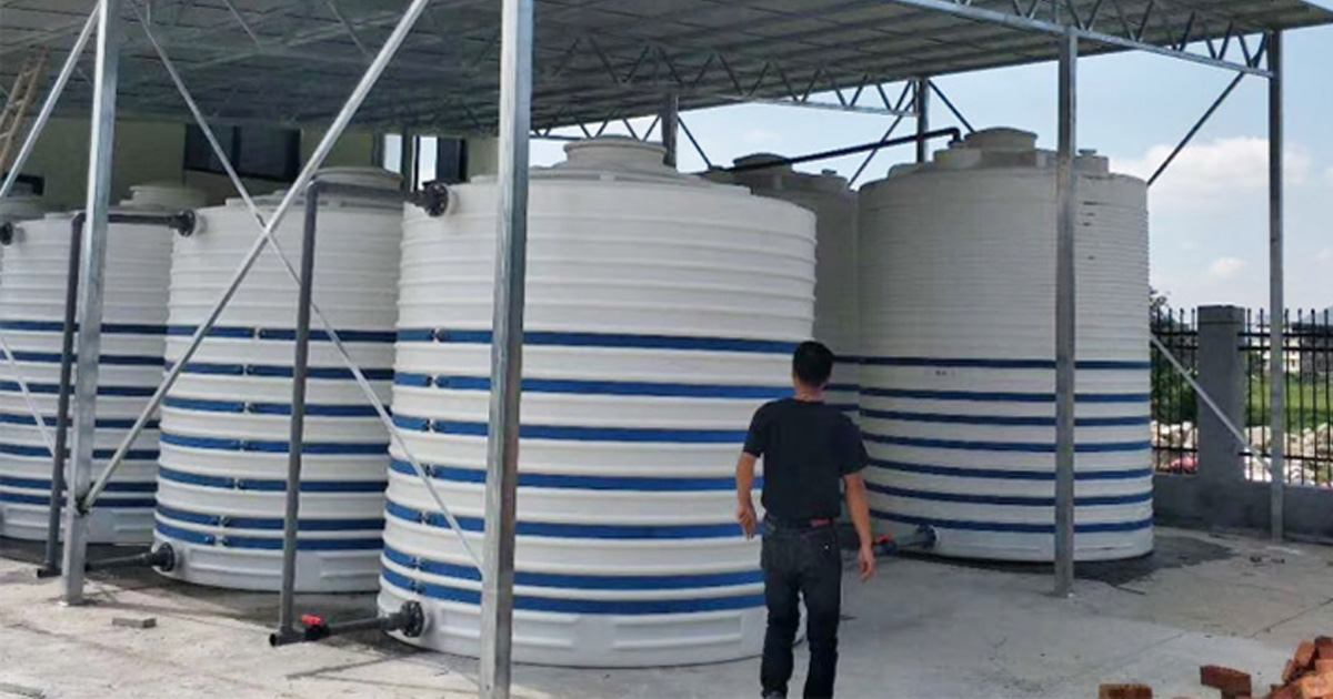 林輝塑業減水劑儲存桶使用現場 林輝塑業減水劑儲存桶使用現場